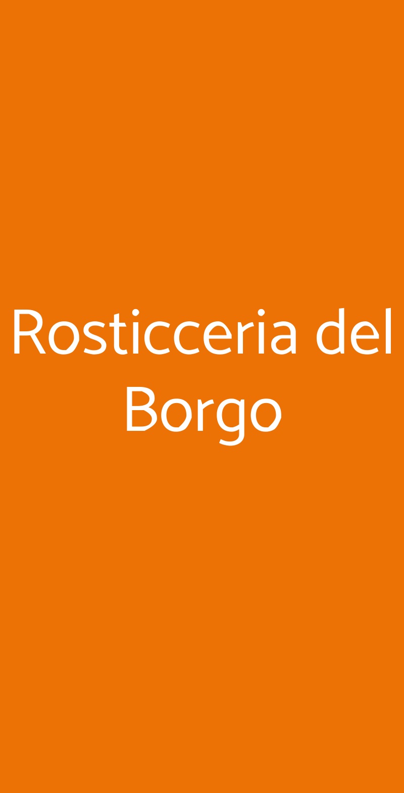 Rosticceria del Borgo Moncalieri menù 1 pagina