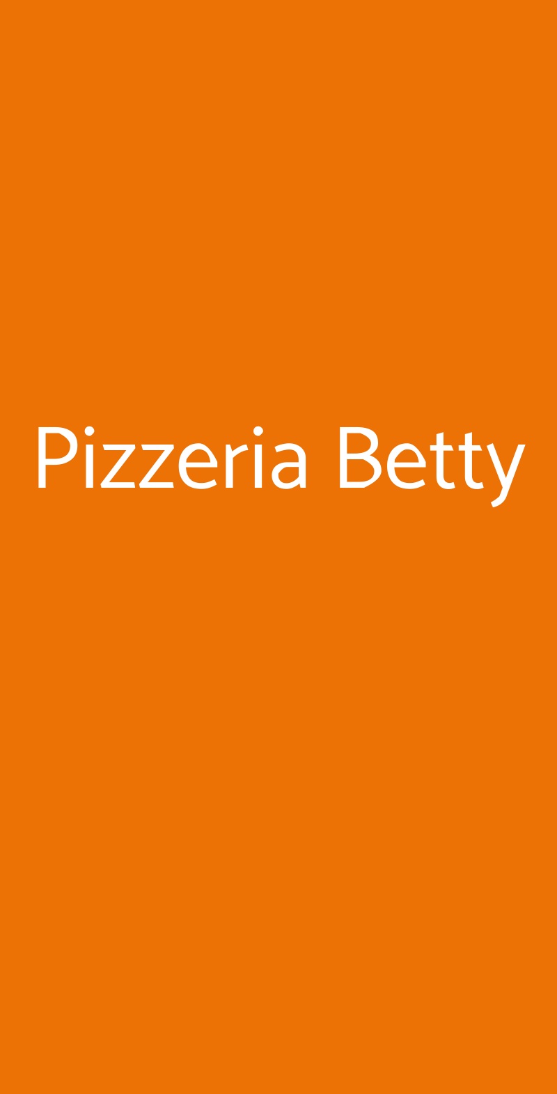 Pizzeria Betty, Venegono Superiore