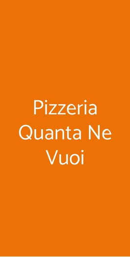Pizzeria Quanta Ne Vuoi, Perugia