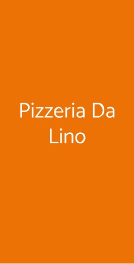 Pizzeria Da Lino, Lequile