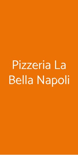 Pizzeria La Bella Napoli, Cassano Magnago