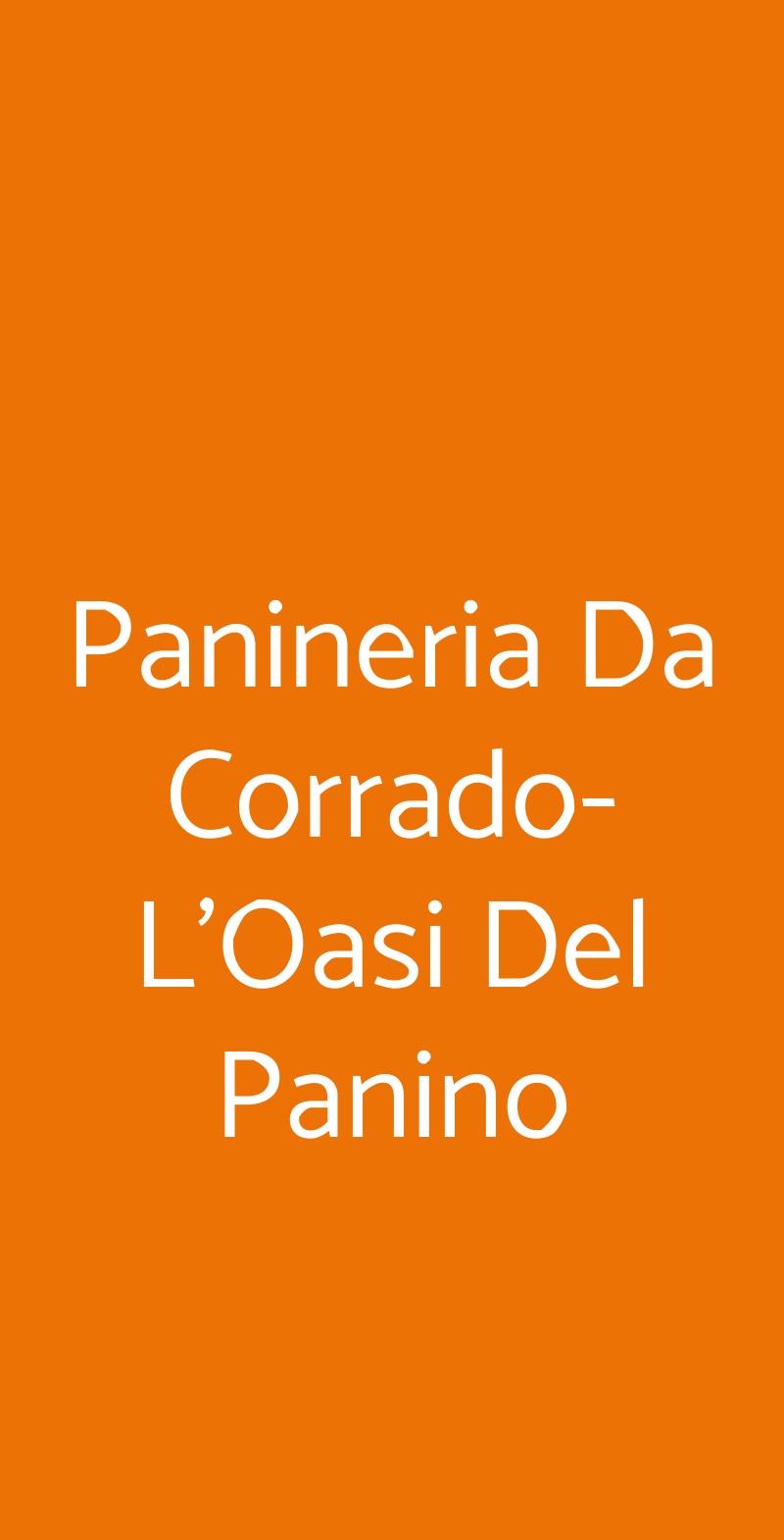 Panineria Da Corrado-L'Oasi Del Panino Misterbianco menù 1 pagina