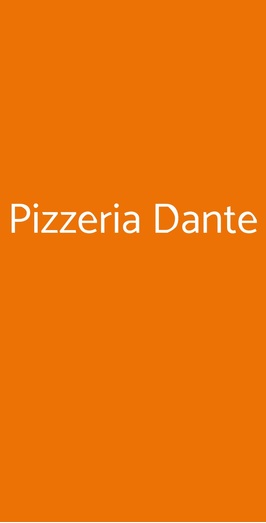 Pizzeria Dante, Bollate
