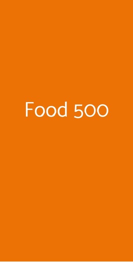 Food 500, Pagani