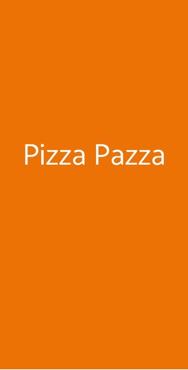 Pizza Pazza, Fermo