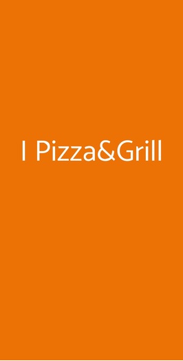 I Pizza&grill, Catania