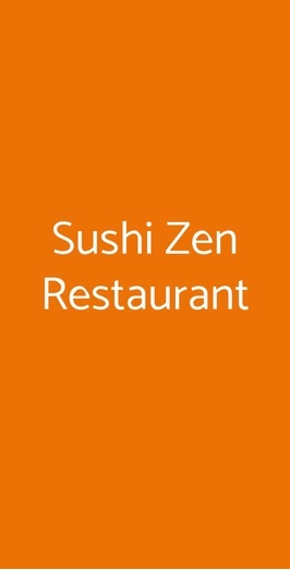 Sushi Zen Restaurant, Catania
