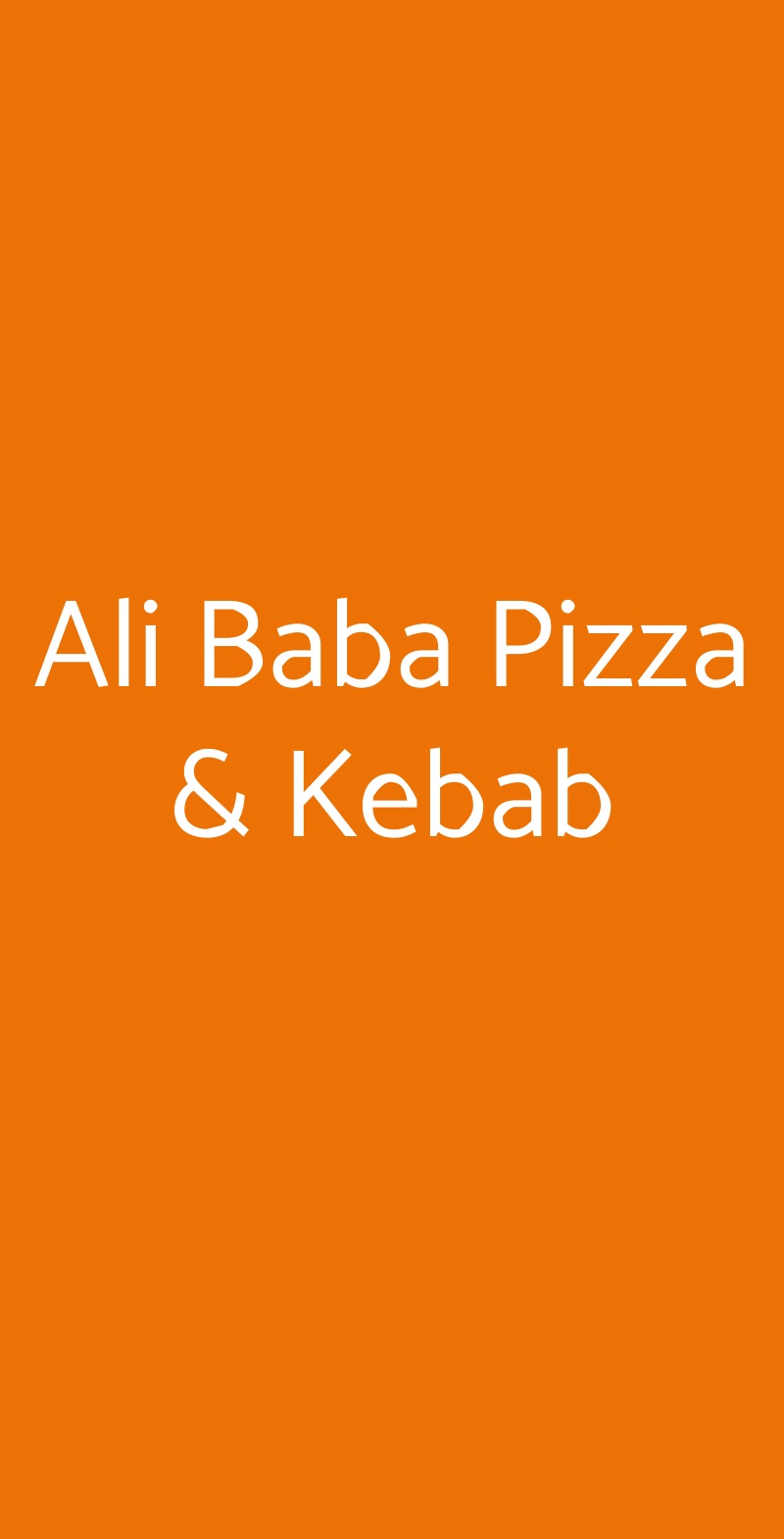 Ali Baba Pizza & Kebab, Migliano Veneto