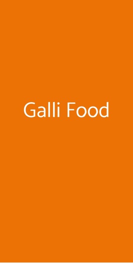Galli Food, Terni