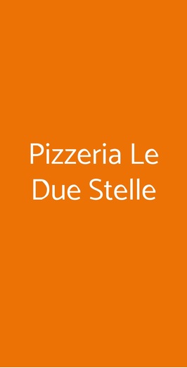 Pizzeria Le Due Stelle, Bari