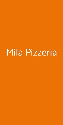 Mila Pizzeria, Firenze