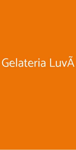 Gelateria LuvÃ, Rapallo