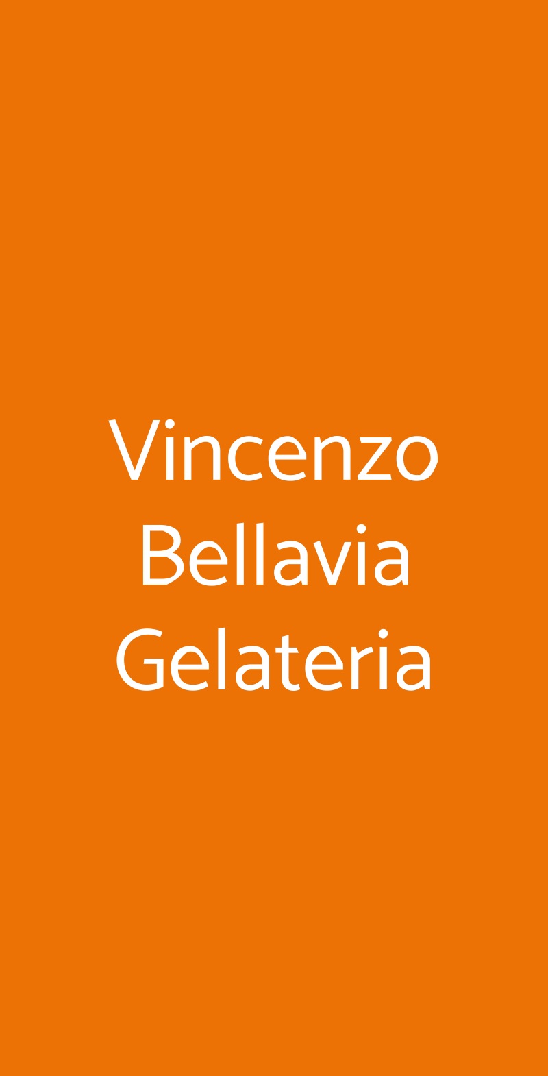 Vincenzo Bellavia Gelateria Napoli menù 1 pagina