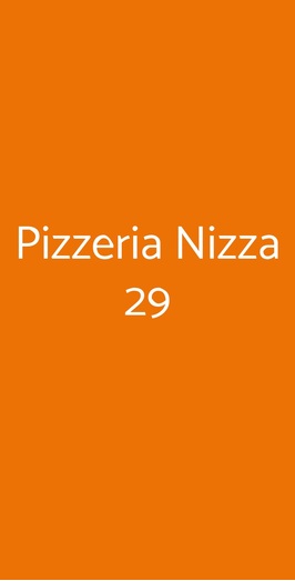 Pizzeria Nizza 29, Torino