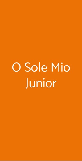 O Sole Mio Junior, Vicenza