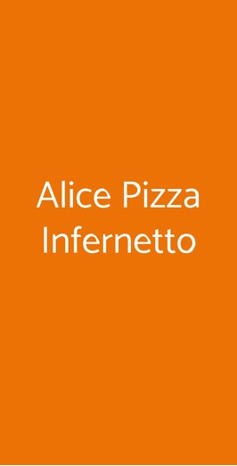 Alice Pizza , Roma