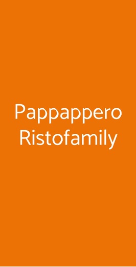 Pappappero Ristofamily, Fiumicino