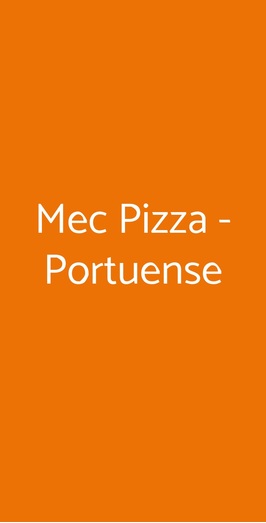 Mec Pizza - Portuense, Roma