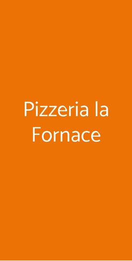 Pizzeria La Fornace, Pisa