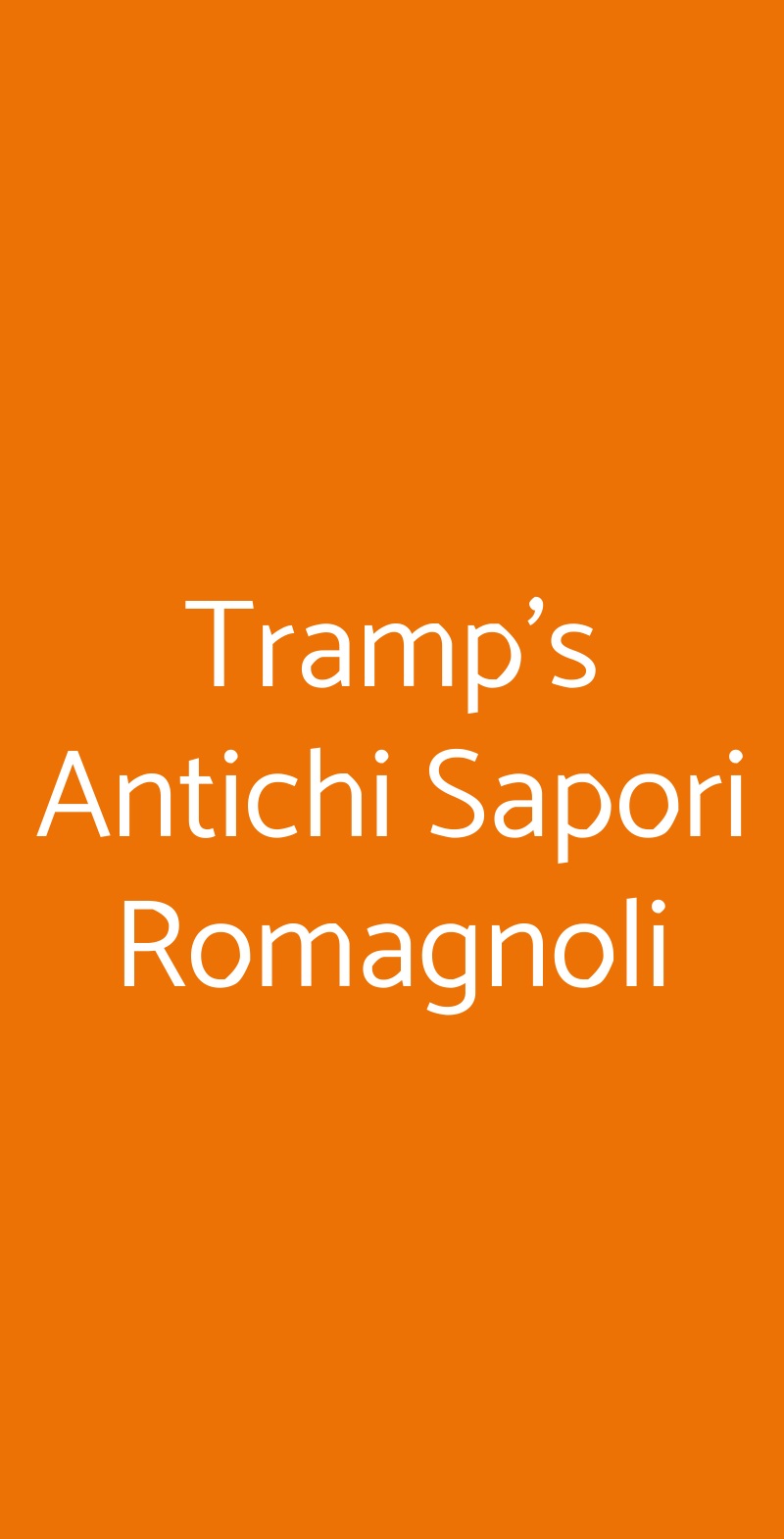 Tramp's Antichi Sapori Romagnoli, Igea Marina, Rimini