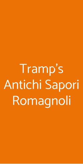 Tramp's Antichi Sapori Romagnoli, Igea Marina, Rimini