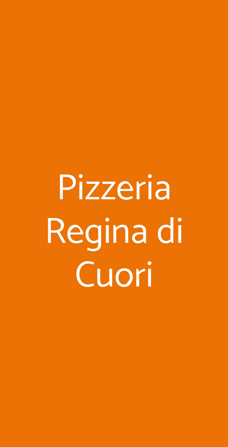 Pizzeria Regina di Cuori Lecce menù 1 pagina