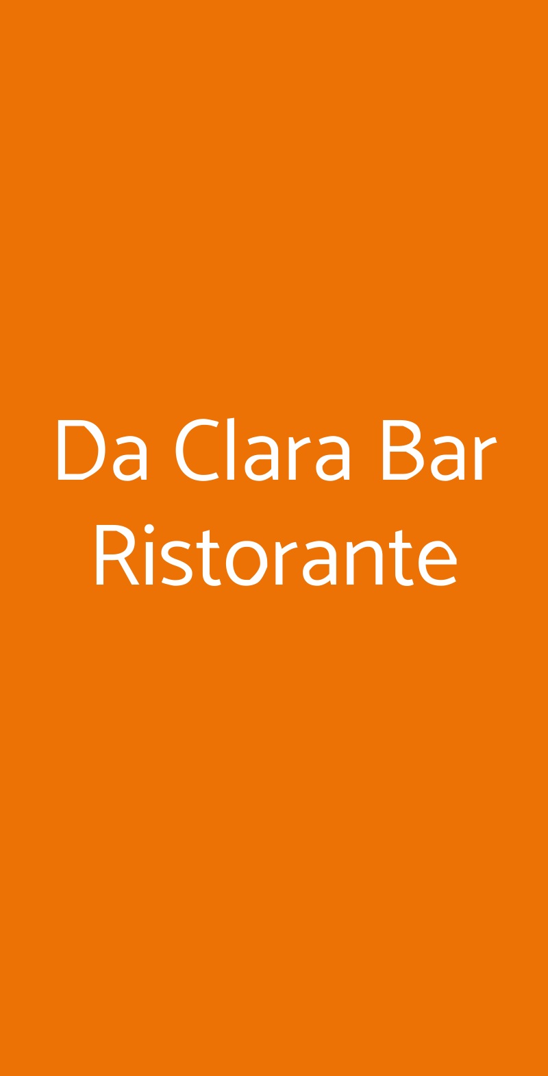 Da Clara Bar Ristorante Torino menù 1 pagina