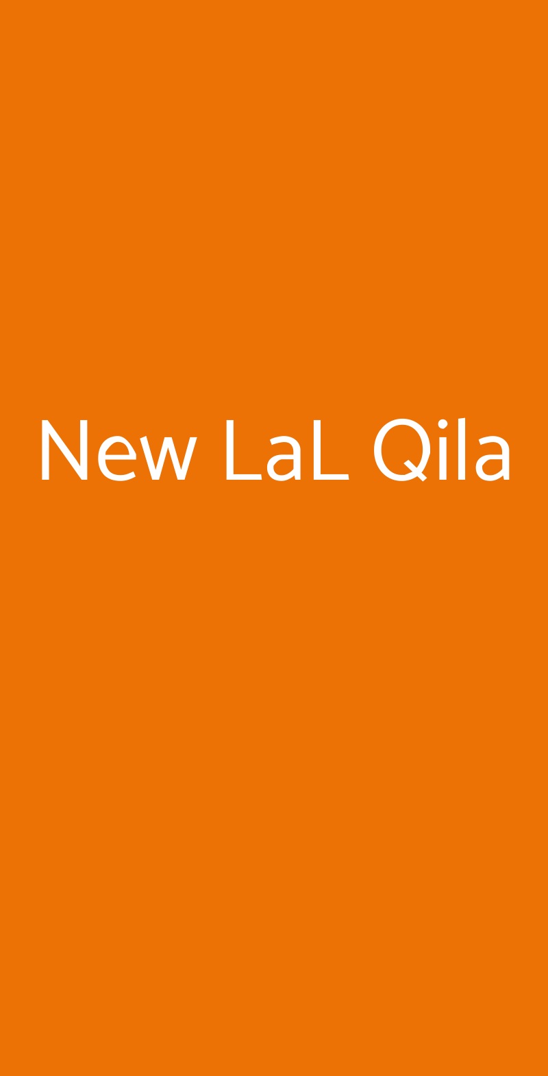 New LaL Qila Livorno menù 1 pagina