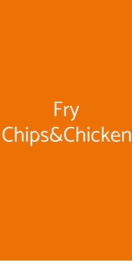 Fry Chips&chicken