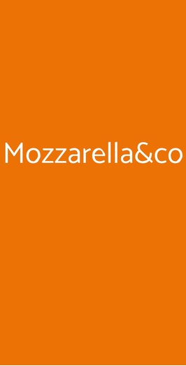 Mozzarella&co, Roma