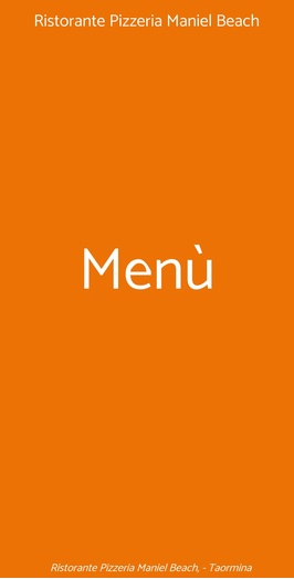 Ristorante Pizzeria Maniel Beach