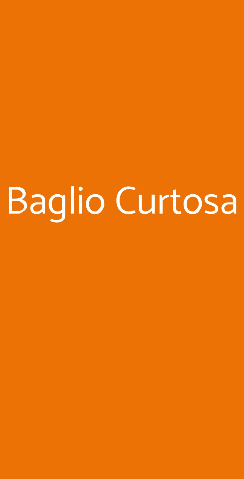 Baglio Curtosa Custonaci menù 1 pagina