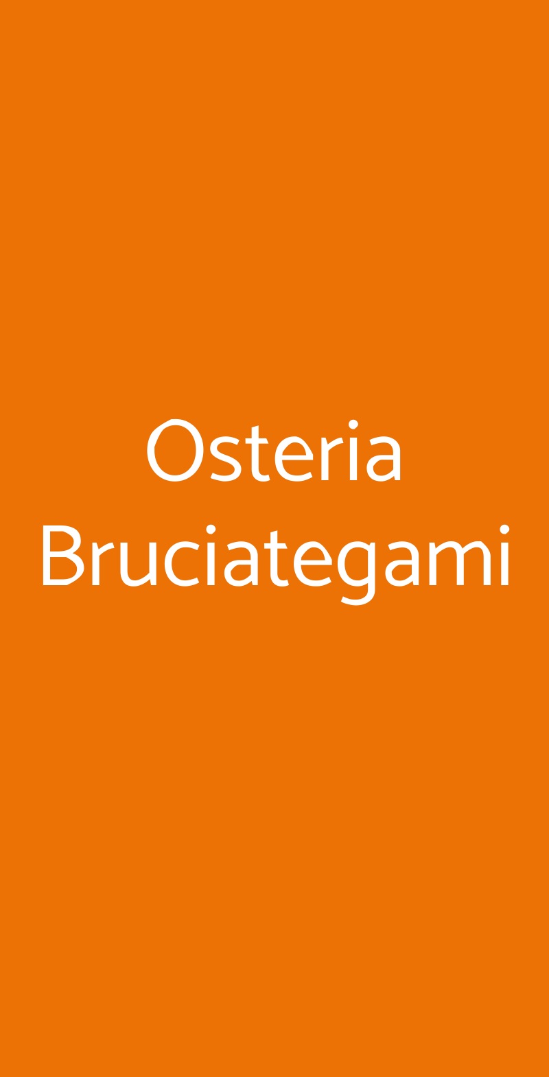 Osteria Bruciategami, Bagno a Ripoli