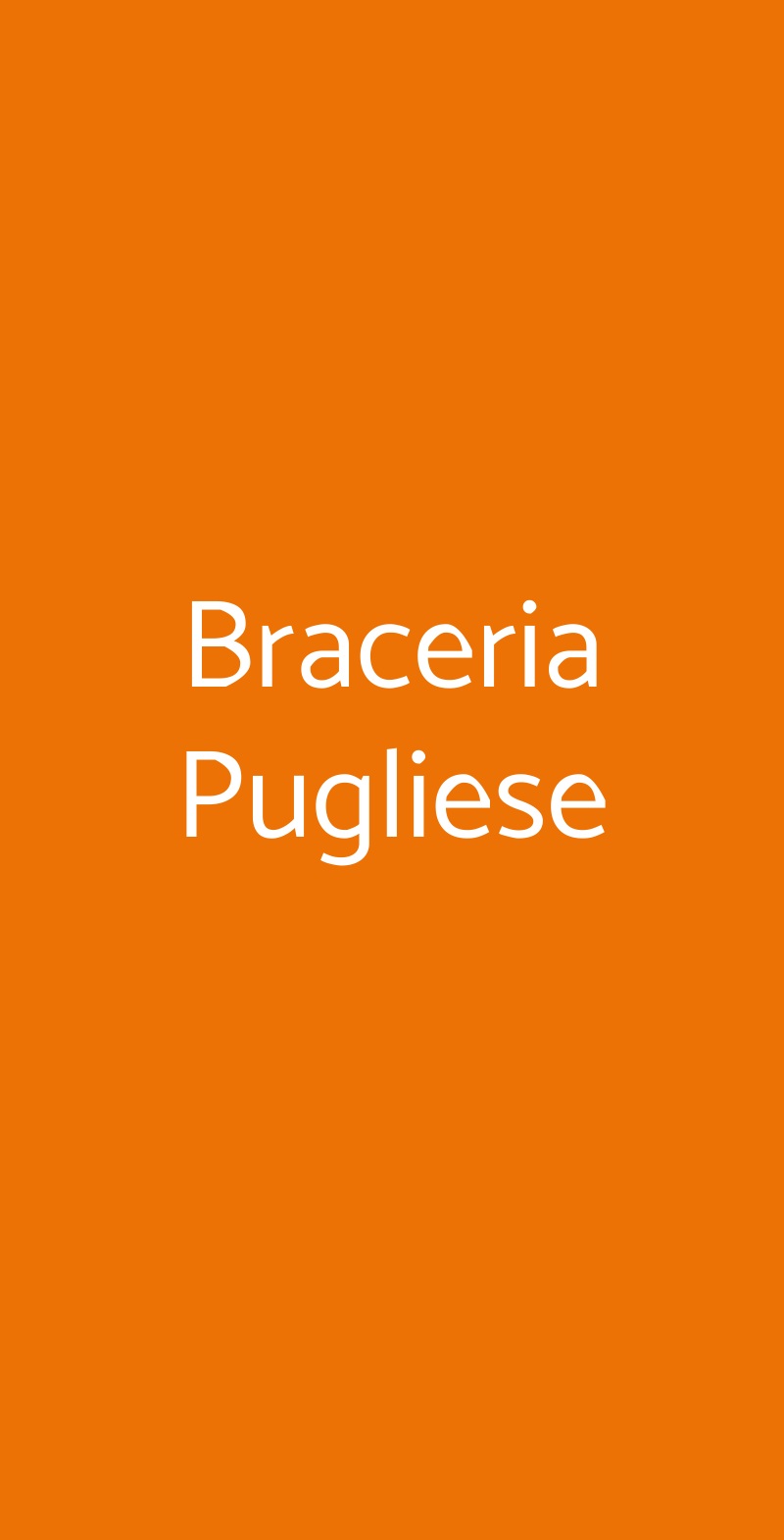 Braceria Pugliese FIumicino menù 1 pagina