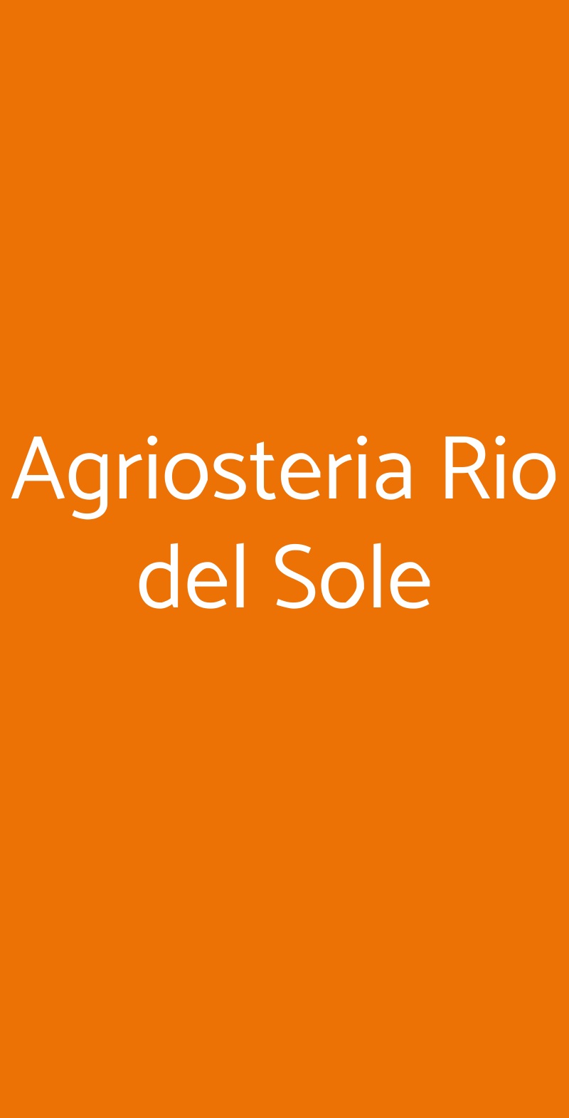 Agriosteria Rio del Sole Albairate menù 1 pagina
