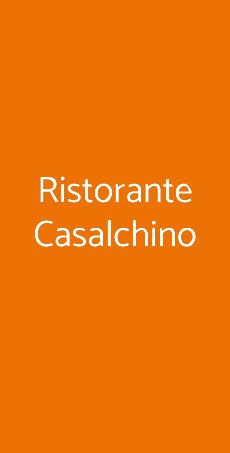 Ristorante Casalchino San Gimignano menù 1 pagina
