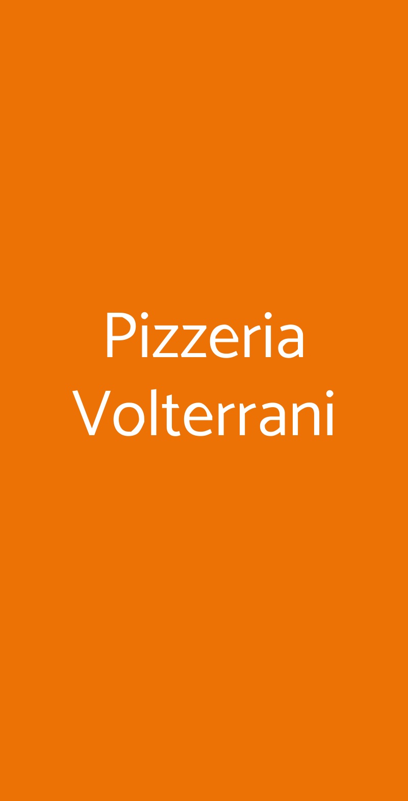 Pizzeria Volterrani Castelfiorentino menù 1 pagina