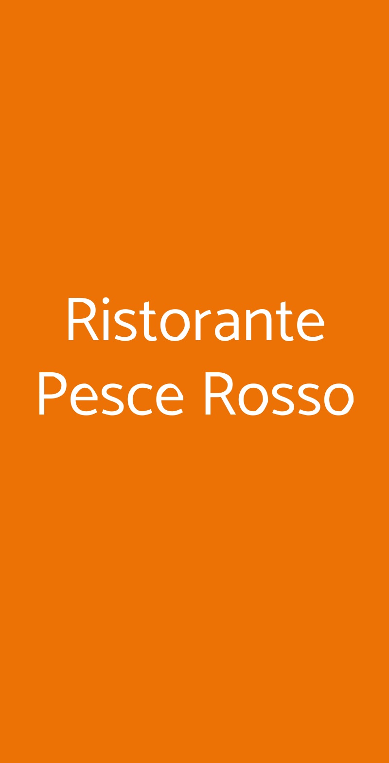 Ristorante Pescerosso, Firenze