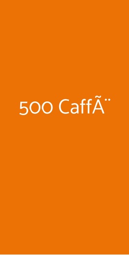 500 CaffÃ¨, Ravenna