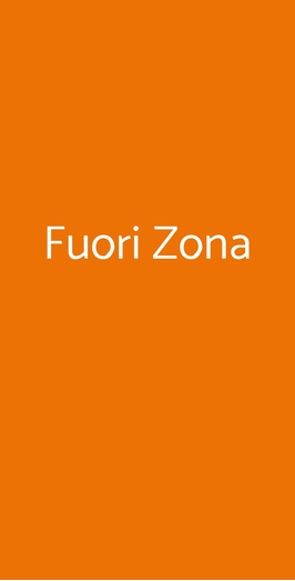 Fuori Zona, Firenze