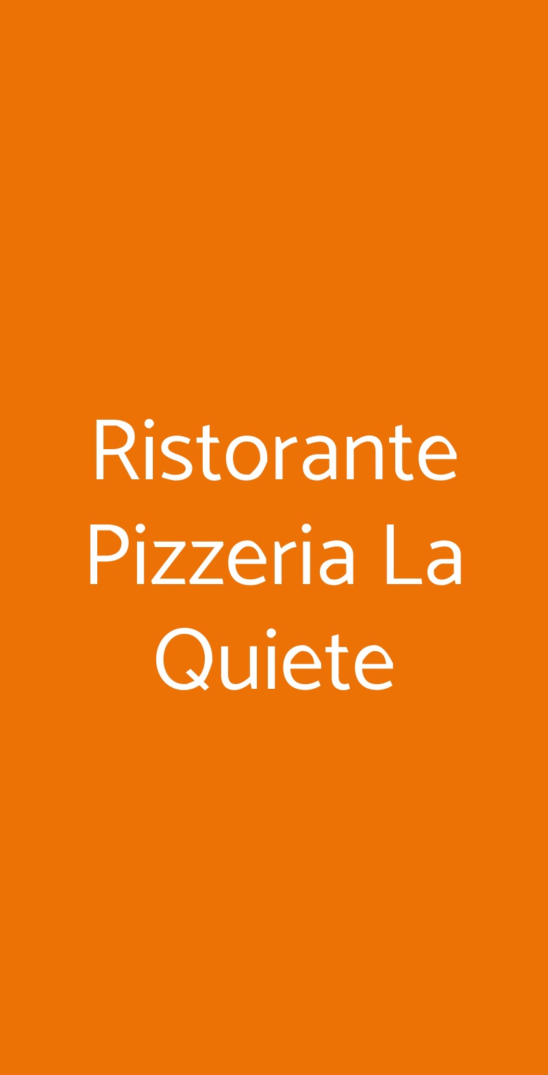 Ristorante Pizzeria La Quiete Puegnago sul Garda menù 1 pagina
