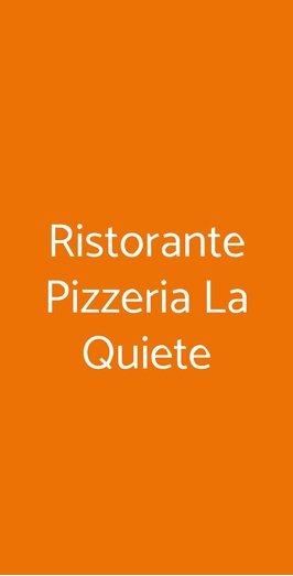 Ristorante Pizzeria La Quiete, Puegnago sul Garda
