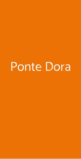 Ponte Dora