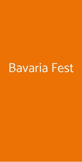 Bavaria Fest, Marcon