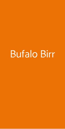 Bufalo Birr, Quarto