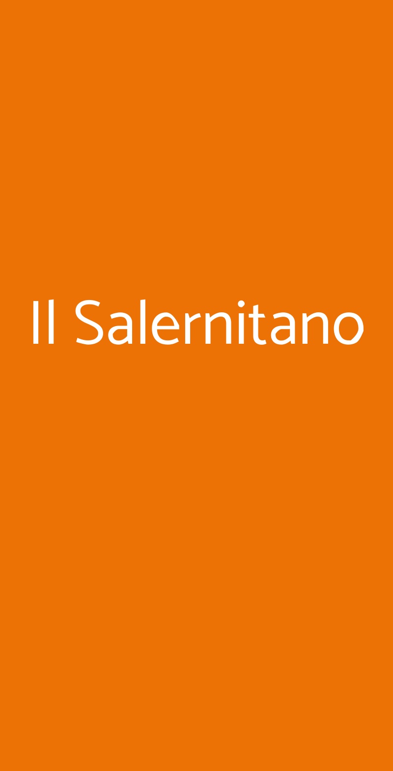 Il Salernitano Milano menù 1 pagina