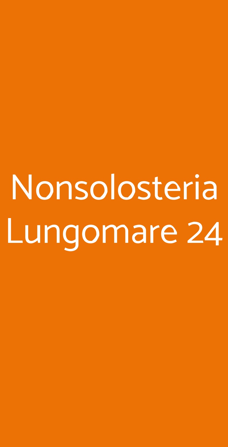 Nonsolosteria Lungomare 24 Cervia menù 1 pagina