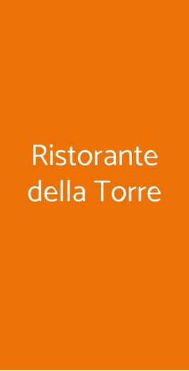 Ristorante Della Torre, Bergamo