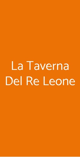 La Taverna Del Re Leone, Pozzuoli