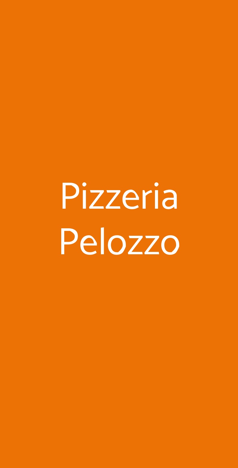 Pizzeria Pelozzo Ancona menù 1 pagina